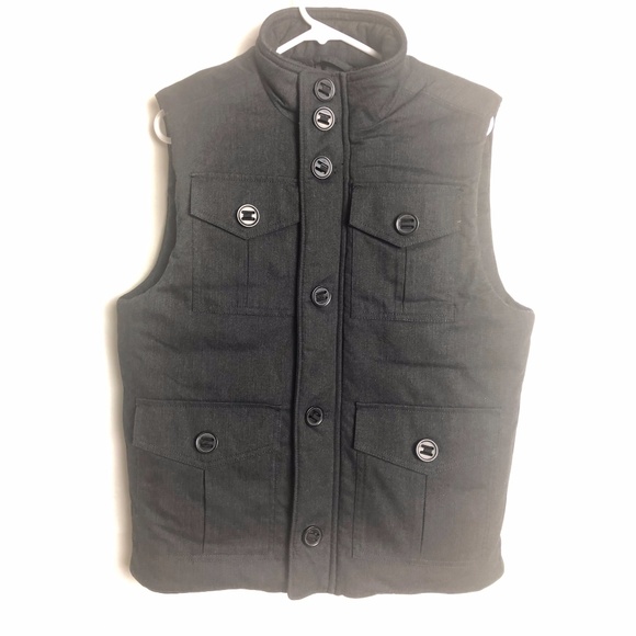 Apt. 9 Midweight Charcoal Puffer Vest - Size S - Picture 3 of 8